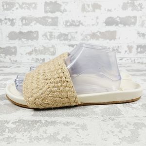 New Beek Gallito Jute Leather Woven Slide Sandals